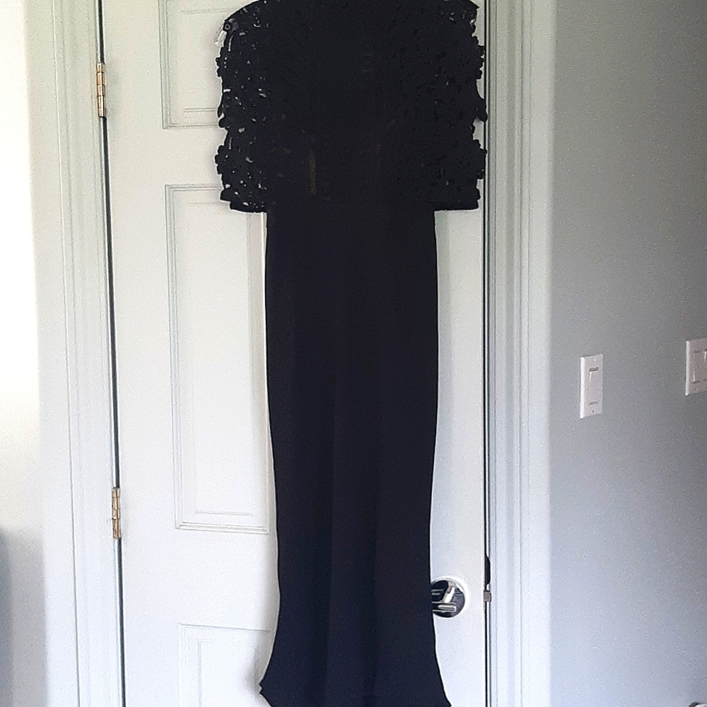 🔥SELF PORtraIT Midi🔥Formal Lace Top Dress PROM/WEDDING - Picture 5 of 16